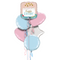 Adorable Cake Happy Birthday Balloon Bouquet