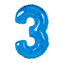 Large Blue Number Balloon