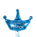 Happy Birthday Prince Foil Balloon Bouquet