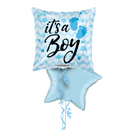 It's a Boy Little Feet Balloon Bouquet