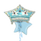 New Little Baby Prince in Blue Foil Balloon Bouquet