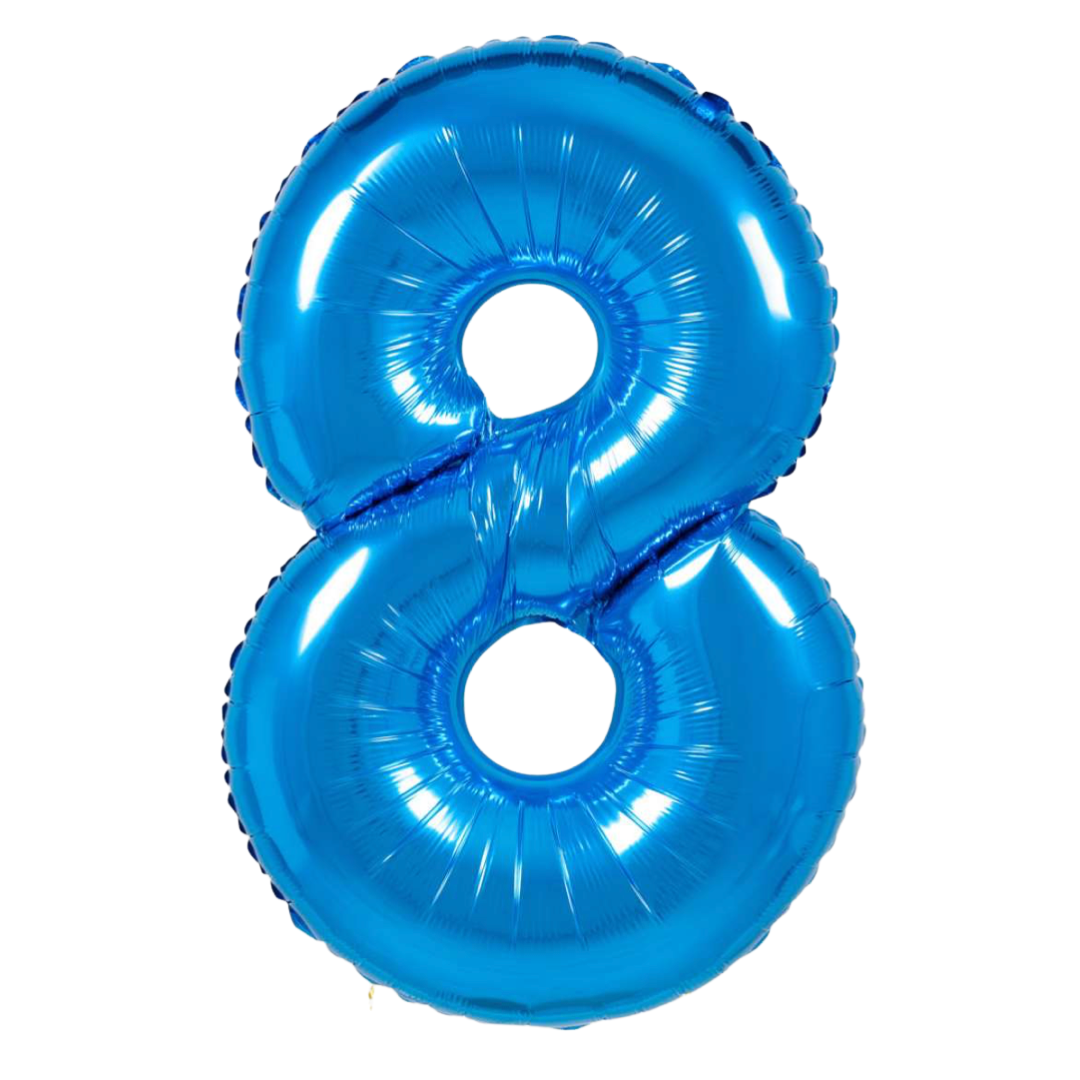 Large Blue Number Balloon | Buy Now