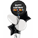 Happy Birthday Fart Face Balloon Bouquet