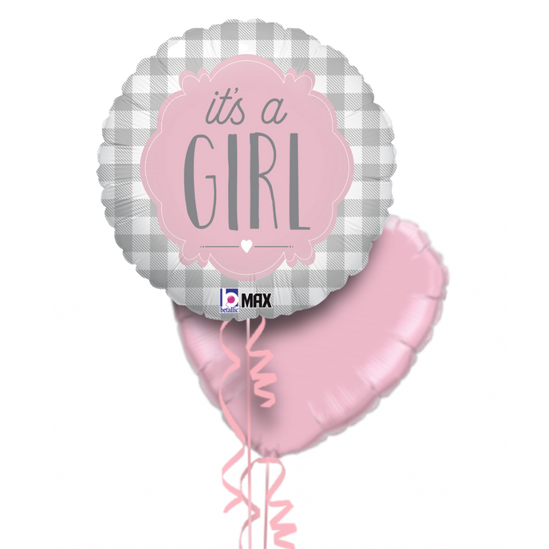 It's a Girl Pattern Balloon Bouquet