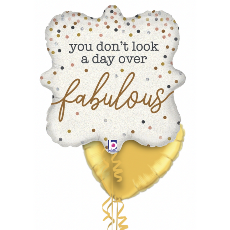 Not a Day over Fabulous Birthday Bouquet Foil Balloon Bouquet