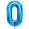 Large Blue Number Balloon