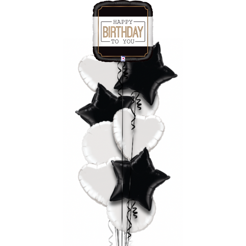 Happy Birthday To You Foil Balloon Bouquet