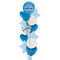 Happy Birthday Grandson Blue Foil Balloon Bouquet