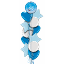 Happy Birthday Dad Aviation Theme Foil Balloon Bouquet