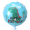 Dinosaur Themed Happy Birthday Balloon Bouquet