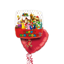 Super Mario & Friends Happy Birthday Balloon Bouquet