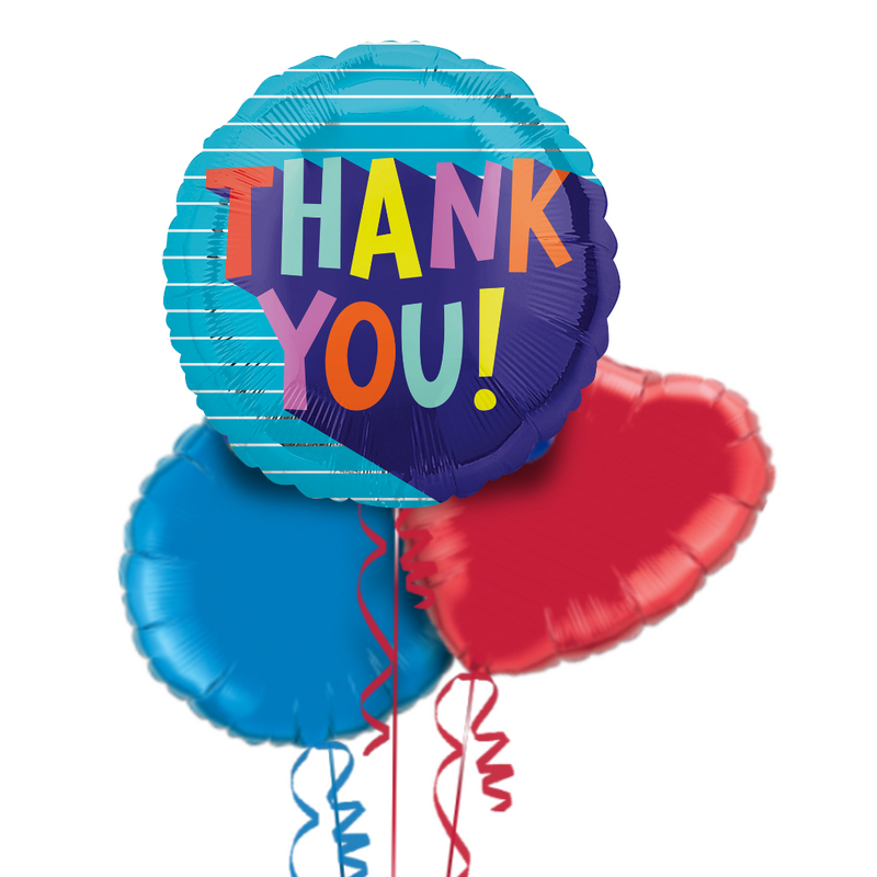 Thank You Colourful Balloon Bouquet