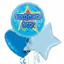 Birthday Boy Blue Balloon Bouquet