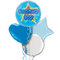 Birthday Boy Blue Balloon Bouquet