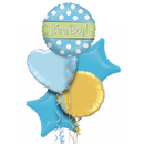 It's a Boy Dots Balloon Bouquet