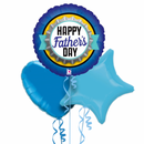 Happy Father's Day Blue Balloon Bouquet