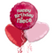 Happy Birthday Niece Pink Foil Balloon Bouquet