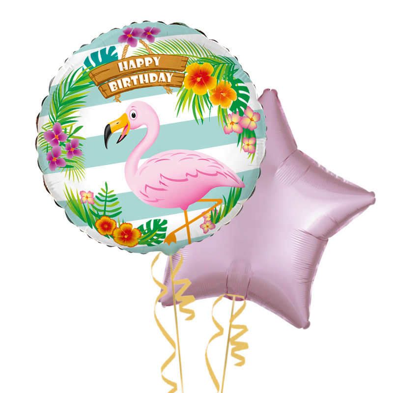 Flamingo Birthday Balloon Bouquet