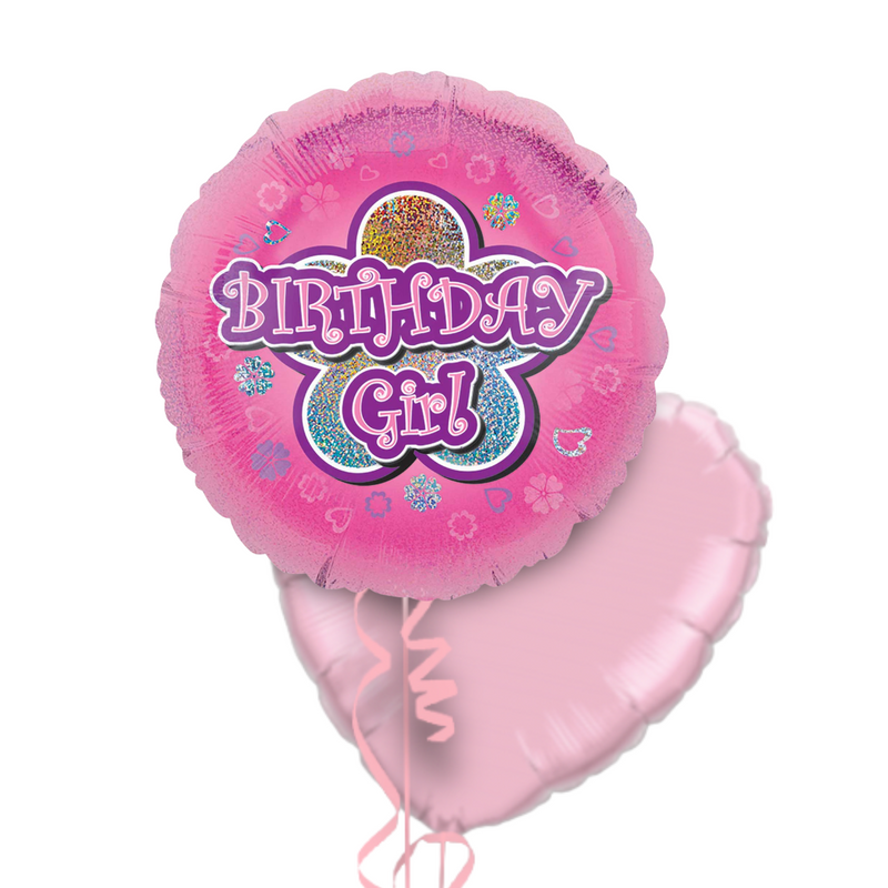 Birthday Girl Pink Balloon Bouquet