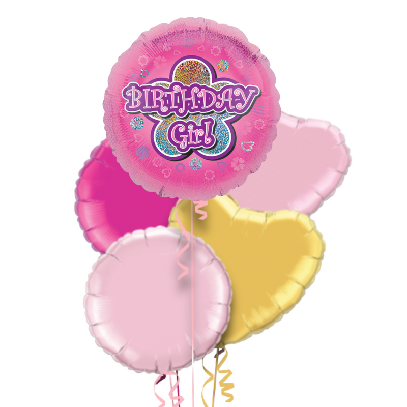 Birthday Girl Pink Balloon Bouquet Balloon Town birthday-girl-pink-balloon-bouquet-balloon-town