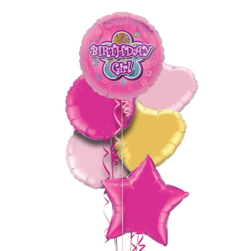 Birthday Girl Pink Balloon Bouquet Balloon Town birthday-girl-pink-balloon-bouquet-balloon-town