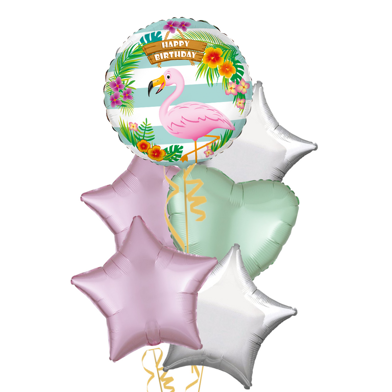 Flamingo Birthday Balloon Bouquet