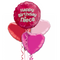 Happy Birthday Niece Pink Foil Balloon Bouquet