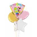 Happy 5th Birthday Minnie Mouse Balloon Bouquet