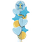 1st Birthday Blue Balloon Bouquet