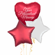 3 Balloons Bouquet