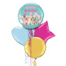 Funny Puppies Happy Birthday Balloon Bouquet