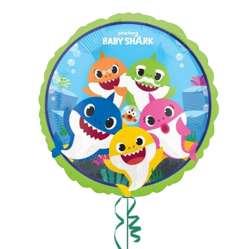 Baby Shark Green Balloon Bouquet