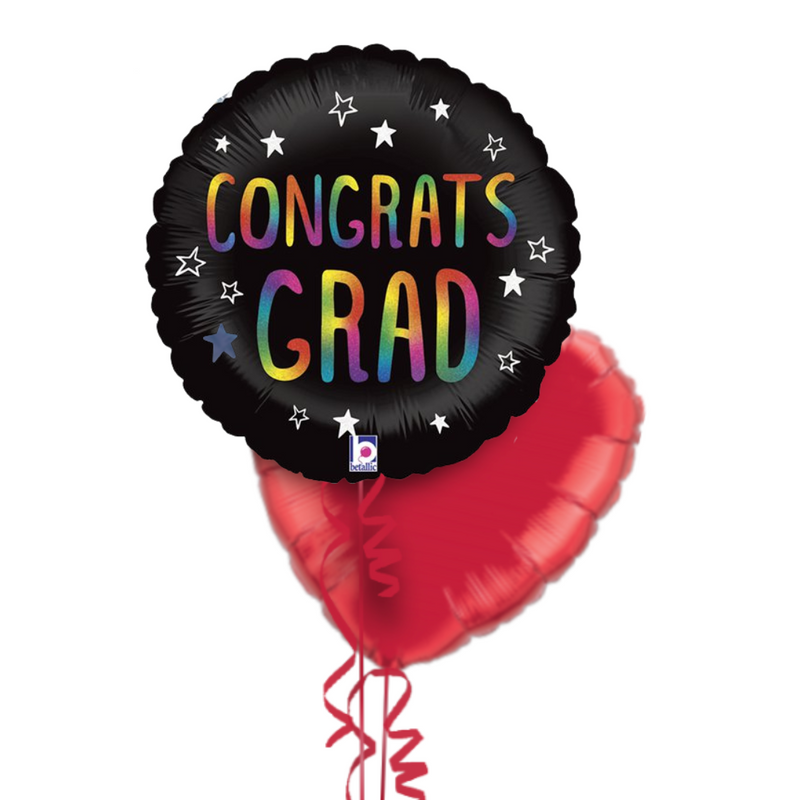 Happy Graduation Colourful Balloon Bouquet