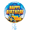 Happy Birthday Digger Balloon Bouquet