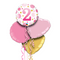 2nd Birthday Pink Dots Balloon Bouquet