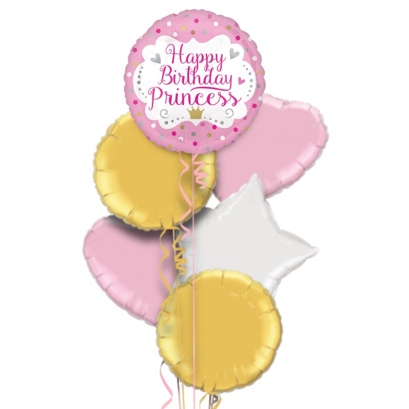 Princess Pink Balloon Bouquet