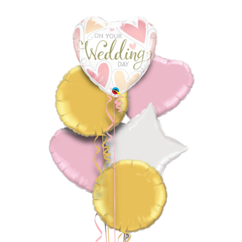 On your Wedding Day Balloon Bouquet