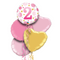 2nd Birthday Pink Dots Balloon Bouquet