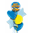 Happy Birthday Digger Balloon Bouquet