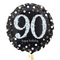 Happy 90th Birthday Holographic Birthday Balloon Bouquet