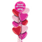 Happy Birthday Wife Pink Foil Balloon Bouquet