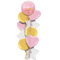 Hello World Pink Gradient Balloon Bouquet