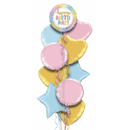 Opal Birthday Rainbow Holographic Birthday Foil Balloon Bouquet