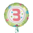 3rd Birthday Fairy Green Balloon Bouquet