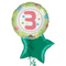 3rd Birthday Fairy Green Balloon Bouquet