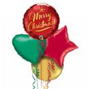 Merry Christmas Splendid Balloon Bouquet