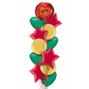 Merry Christmas Splendid Balloon Bouquet