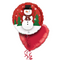 Let it Snow Christmas Foil Balloon Bouquet