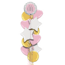 It's a Girl Pattern Balloon Bouquet