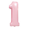 Large Pale Pink Number Balloon